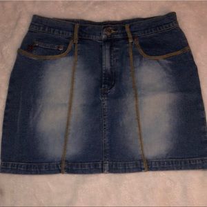 vintage denim skirt